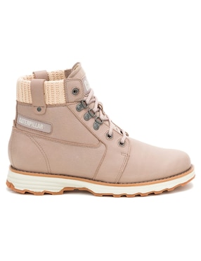 Bota al tobillo Cat de piel para mujer