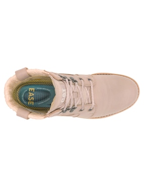 Bota al tobillo Cat de piel para mujer