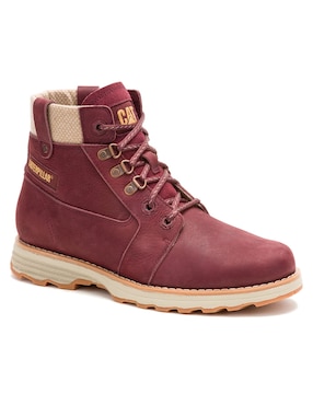 Bota al tobillo Cat de piel para mujer