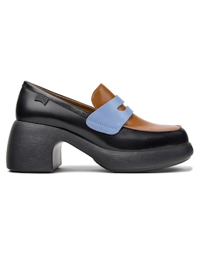 Mocasín Camper Tws de piel para mujer