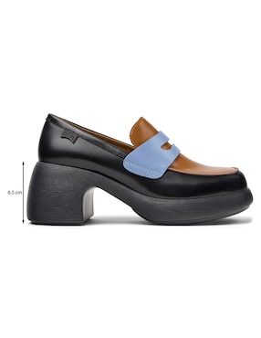 Mocasín Camper Tws de piel para mujer