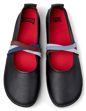 Balerina Camper Tws de piel para mujer