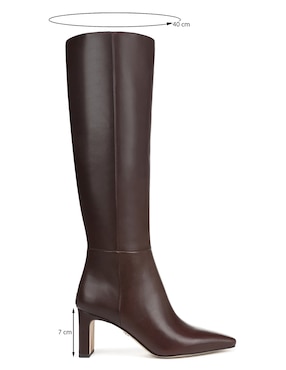 Bota media pierna Sam Edelman de piel para mujer