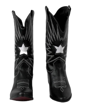 Bota cowboy abajo de la rodilla Kuali Shoes Vaquera para mujer