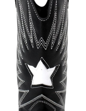 Bota cowboy abajo de la rodilla Kuali Shoes Vaquera para mujer