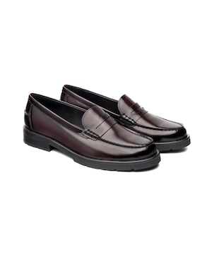Mocasín Quirelli Semivestir de piel para mujer