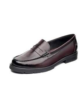 Mocasín Quirelli Semivestir de piel para mujer