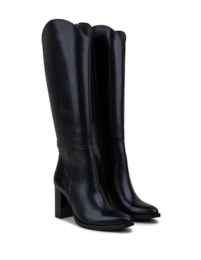 Bota abajo de la rodilla Gillio de piel para mujer