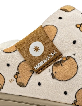Pantufla Moramora para mujer