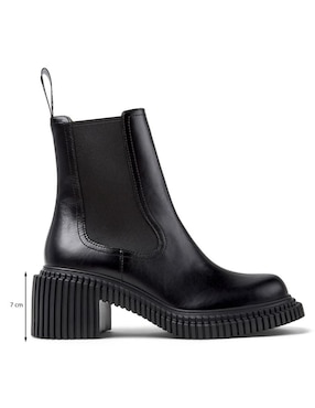 Bota arriba del tobillo Camper pix london de piel para mujer