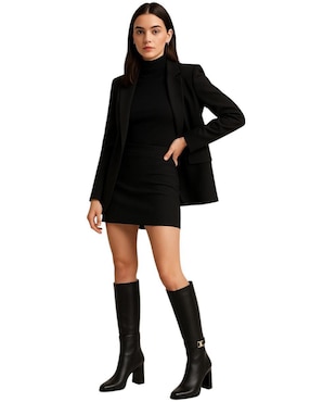 Bota abajo de la rodilla Kuali Shoes para mujer