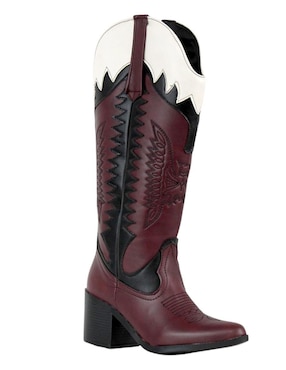Bota cowboy abajo de la rodilla Kuali Shoes para mujer