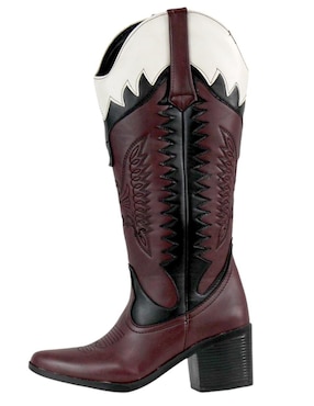 Bota cowboy abajo de la rodilla Kuali Shoes para mujer