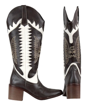 Bota cowboy abajo de la rodilla Kuali Shoes para mujer