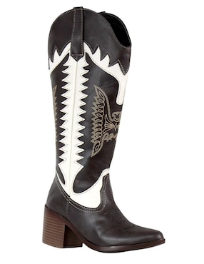 Bota cowboy abajo de la rodilla Kuali Shoes para mujer