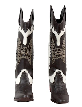 Bota cowboy abajo de la rodilla Kuali Shoes para mujer