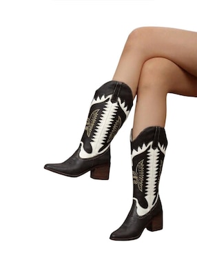 Bota cowboy abajo de la rodilla Kuali Shoes para mujer