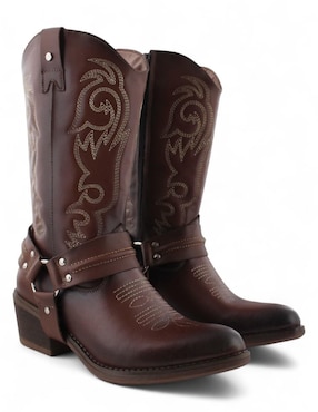 Bota cowboy abajo de la rodilla Hamilton Footwear de piel para mujer