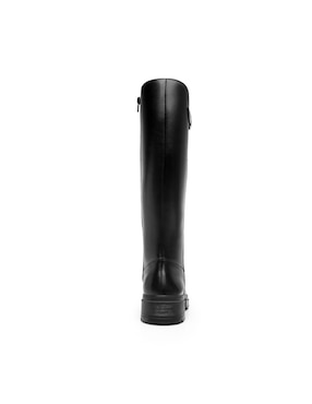 Bota abajo de la rodilla Flexi casual de piel para mujer