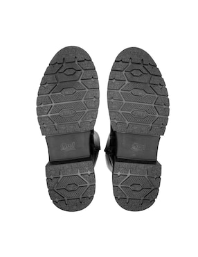 Bota abajo de la rodilla Flexi casual de piel para mujer