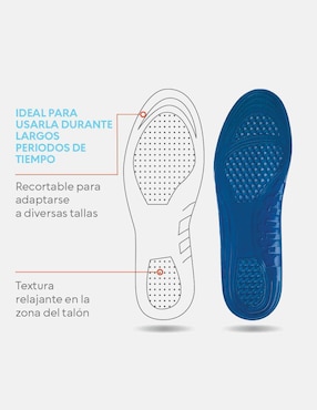 Plantilla ortopédica Comfort Star de gel