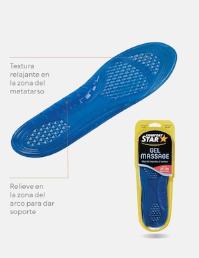 Plantilla ortopédica Comfort Star de gel