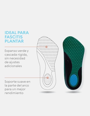 Plantilla ortopédica Comfort Star de poliuretano