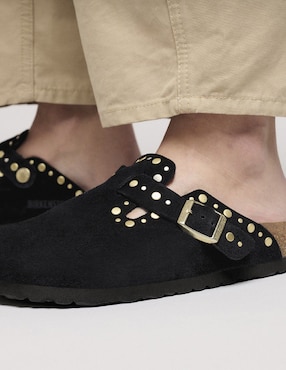 Sandalia Birkenstock Boston Rivet LEVE para mujer