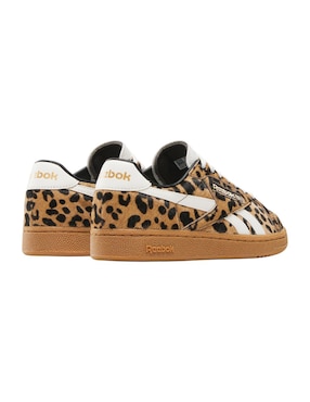 Tenis Reebok Club C Animal print para mujer