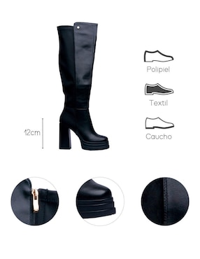 Bota arriba de la rodilla Lob para mujer