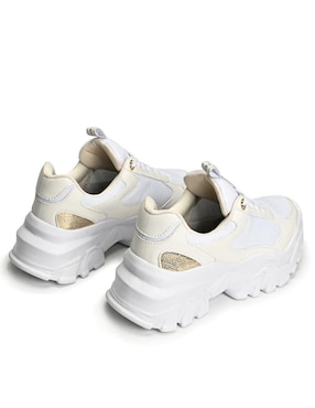 Tenis 360 Footwear Deluxe Chunky Oro para mujer