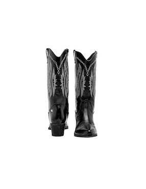 Bota cowboy media pierna Moramora para mujer