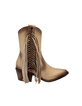 Bota cowboy media pierna Moramora para mujer
