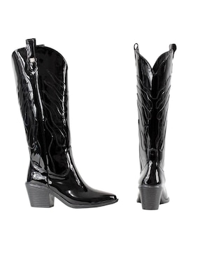 Bota cowboy abajo de la rodilla Kuali Shoes cowboy para mujer