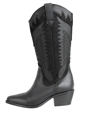 Bota cowboy abajo de la rodilla Kuali Shoes Vaquera para mujer