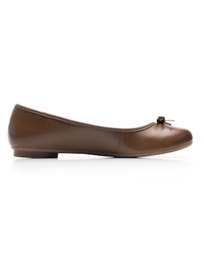 Balerina flexi de piel para mujer