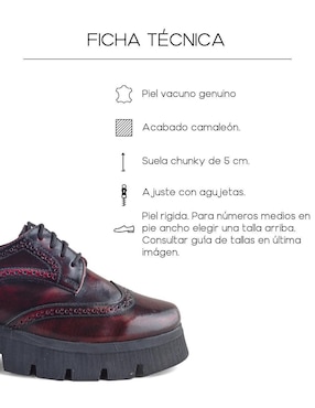 Zapato Dasalo de piel para mujer