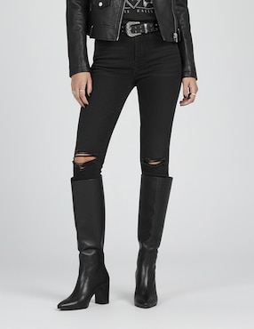 Bota abajo de la rodilla RBcollection RBsoul de piel para mujer