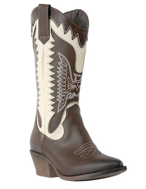 Bota cowboy abajo de la rodilla Kuali para mujer