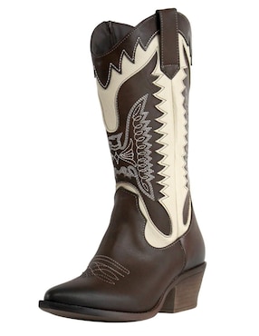Bota cowboy abajo de la rodilla Kuali para mujer