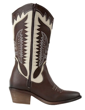 Bota cowboy abajo de la rodilla Kuali para mujer