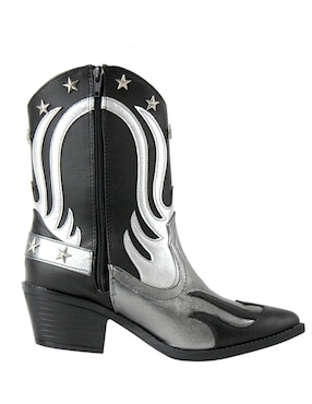 Botín al tobillo Kuali Shoes Cowboy de mujer