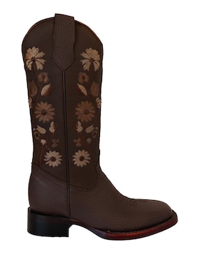 Bota cowboy media pierna Bdp Botas de Pedro de piel para mujer
