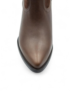 Bota cowboy arriba de la rodilla Lyard de piel para mujer