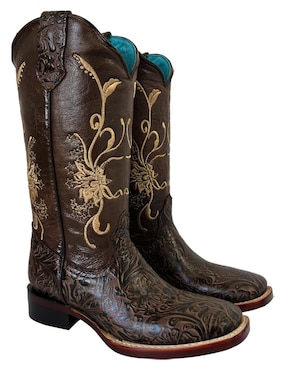 Bota cowboy media pierna Bdp Botas De Pedro de piel para mujer