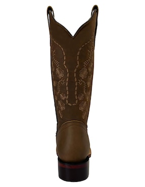 Bota cowboy media pierna bdp botas de pedro de piel para mujer