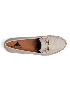 Mocasín Country Lane Lucy de piel para mujer