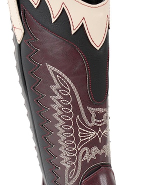 Bota cowboy abajo de la rodilla Kuali Shoes Vaqueras para mujer