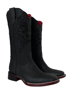 Bota cowboy media pierna Bdp Botas De Pedro de piel para mujer