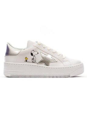 Tenis Zméxico snoopy para mujer